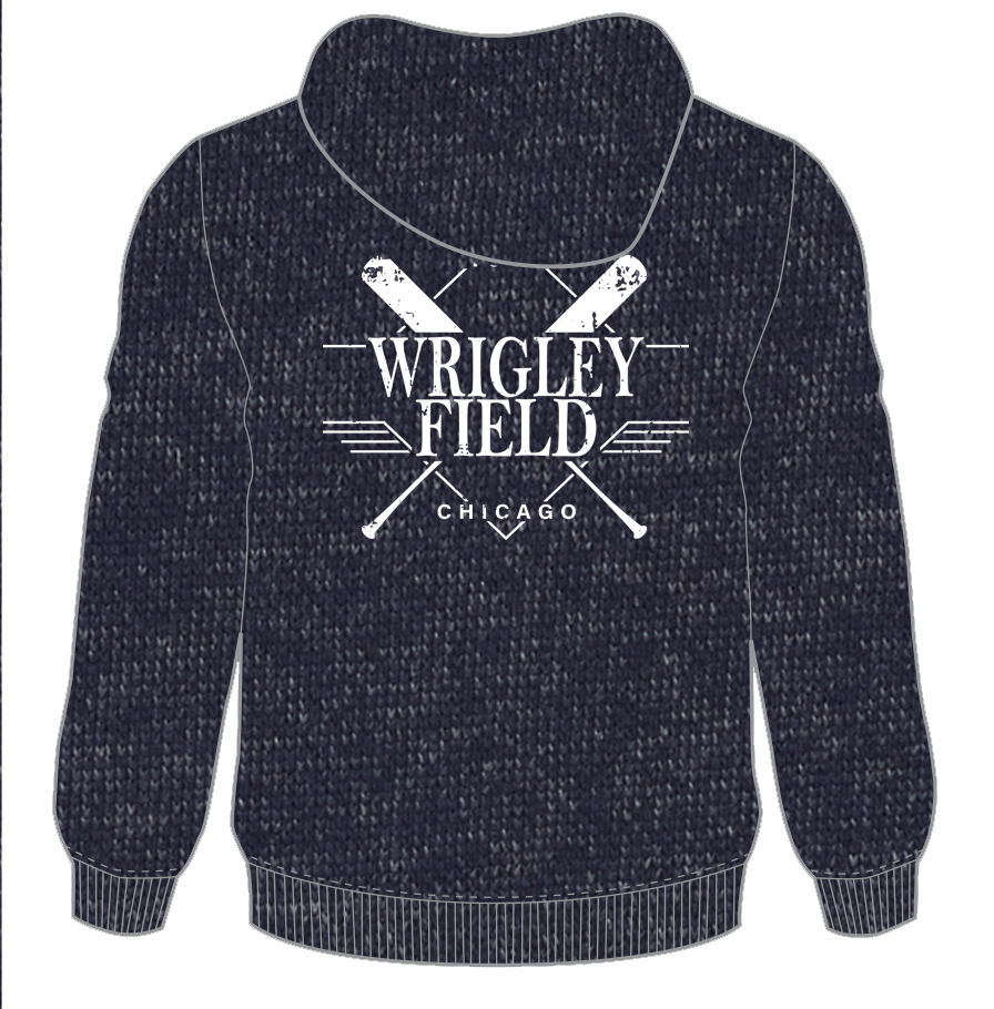 Wrigley Field Tight Knit F/Z Hood