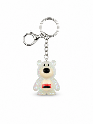 Wrigley Field Belly Teddy Keychain - Translucent