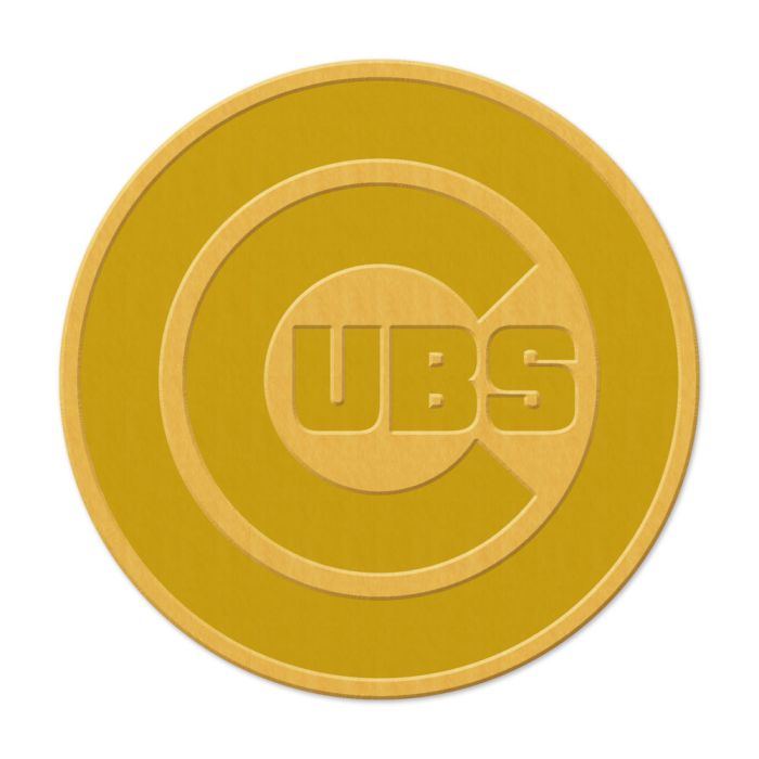 Cubs Gold Logo Pin