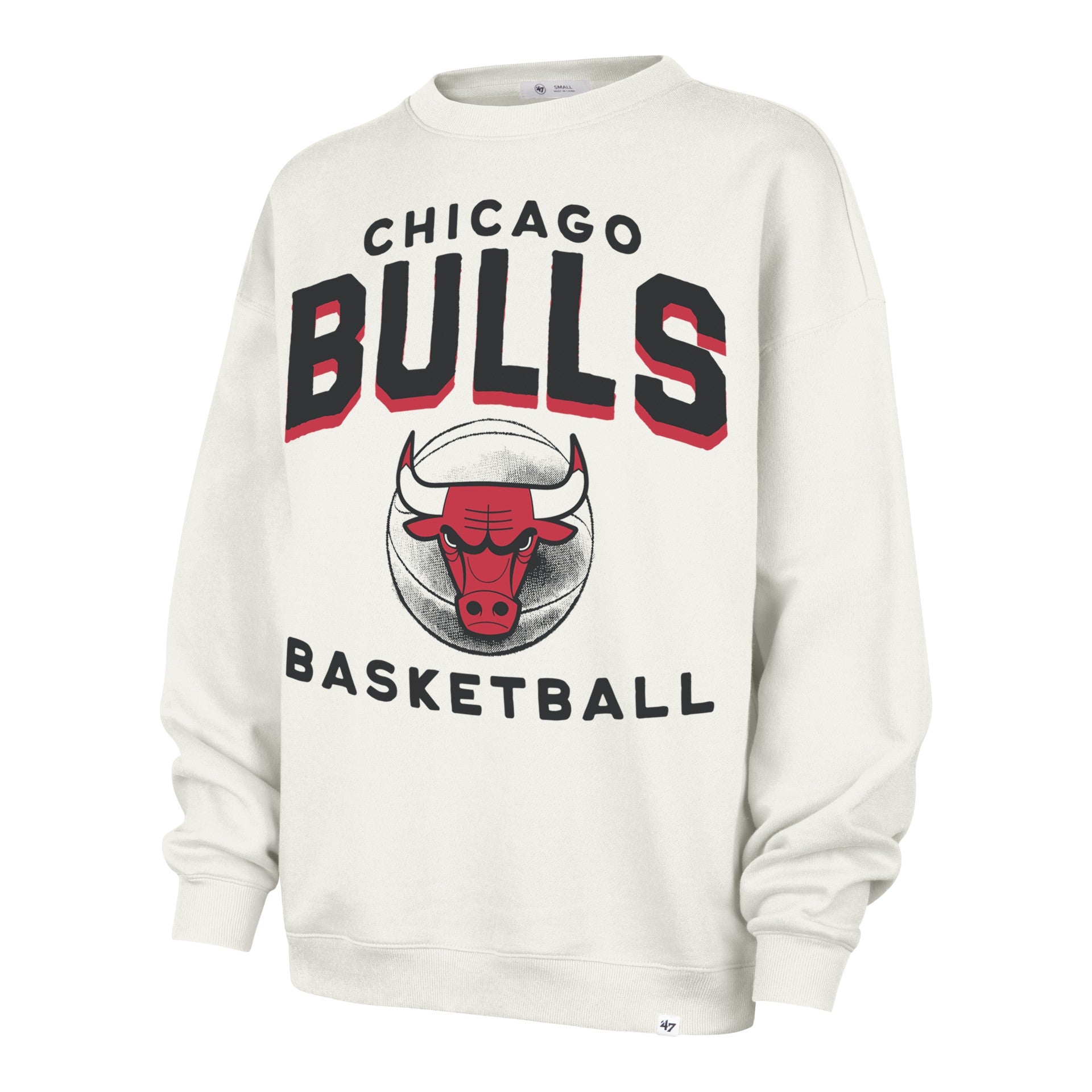 Bulls '47 Ladies Arch Cloud Oversized Crewneck