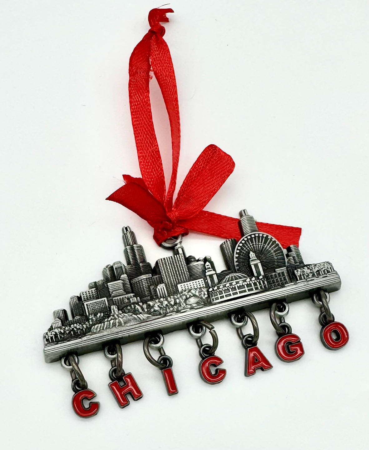 Chicago Dangle Letters Ornament (D)