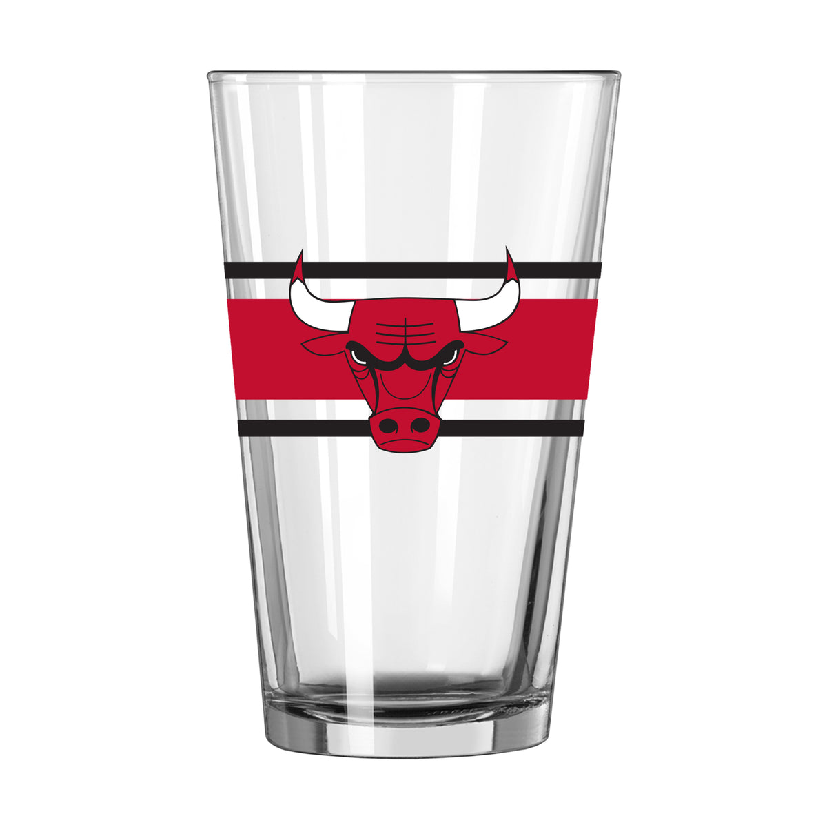 Bulls Stripe Pint Glass