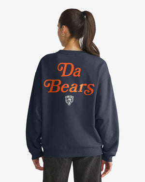 Bears '47 Ladies Shout It Out Oversized Crewneck