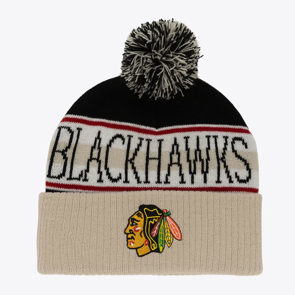 Blackhawks Classic POM Beanie