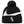 A black knit pom-pom beanie featuring a large white Nike swoosh across the front and a white Chicago White Sox logo on the folded cuff.