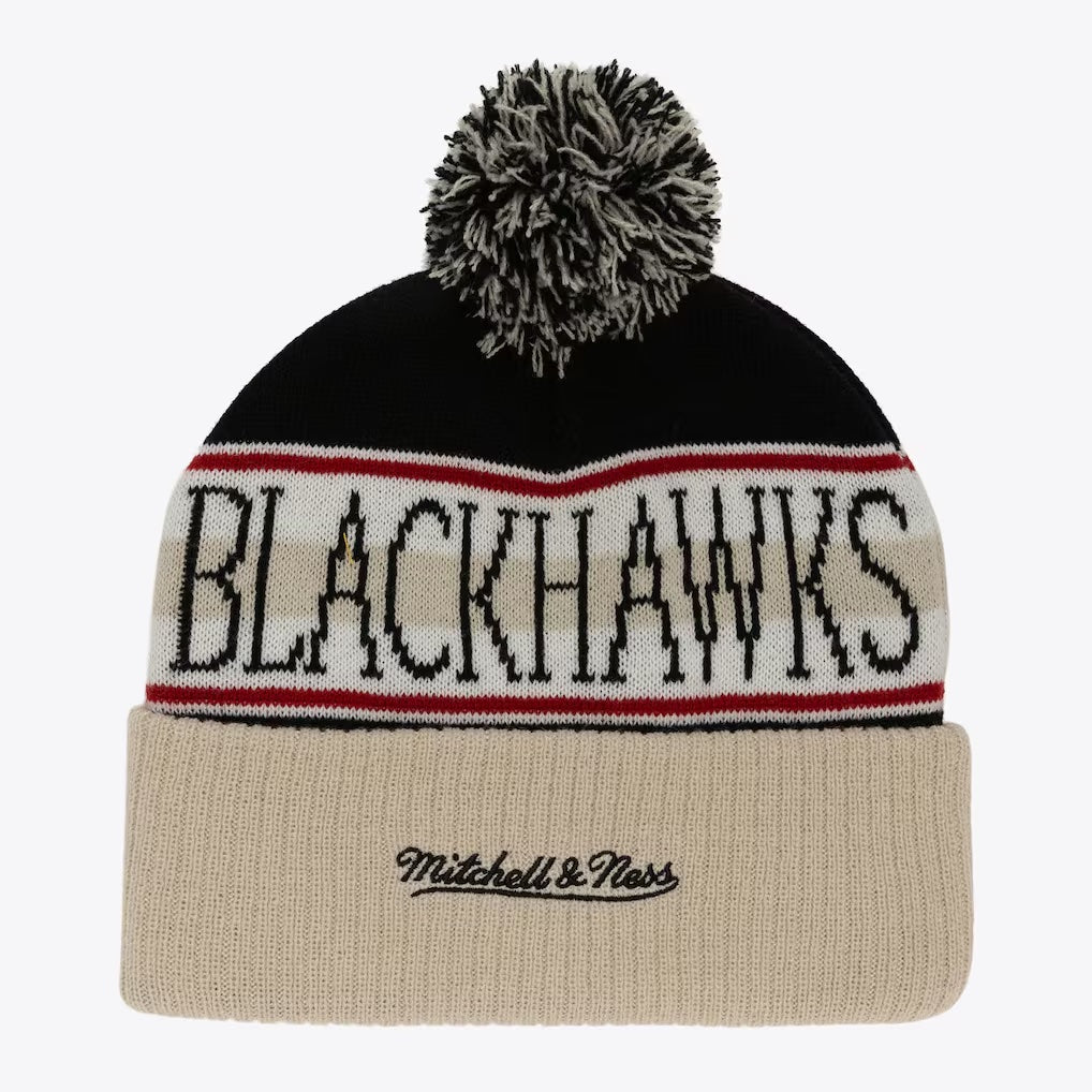 Blackhawks Classic POM Beanie