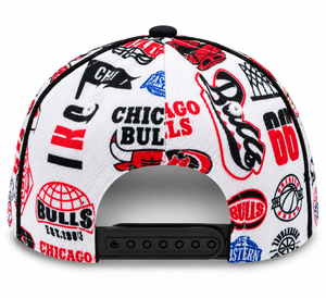 Bulls Youth Piped Up Flatbrim
