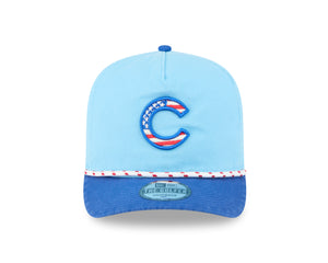 Cubs New Era 2025 4th of July Golfer Hat (D)