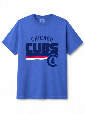 Cubs Soft As A Grape Garment Dyed Shirt