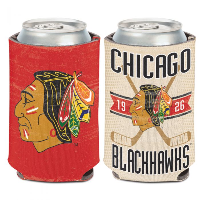 Blackhawks Retro 2Sticks Coozie