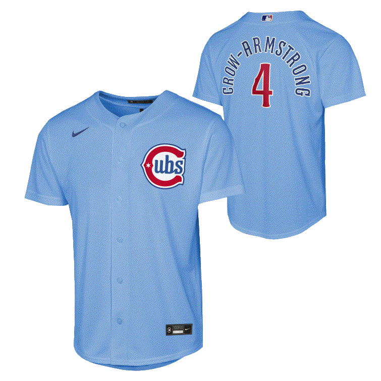 Cubs Nike Youth Crow Armstrong Alt 2 Replica Jersey