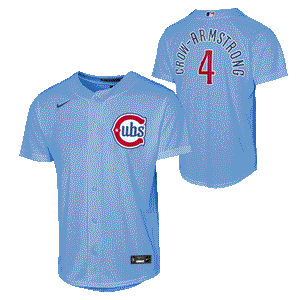 Cubs Nike Youth Crow Armstrong Alt 2 Replica Jersey