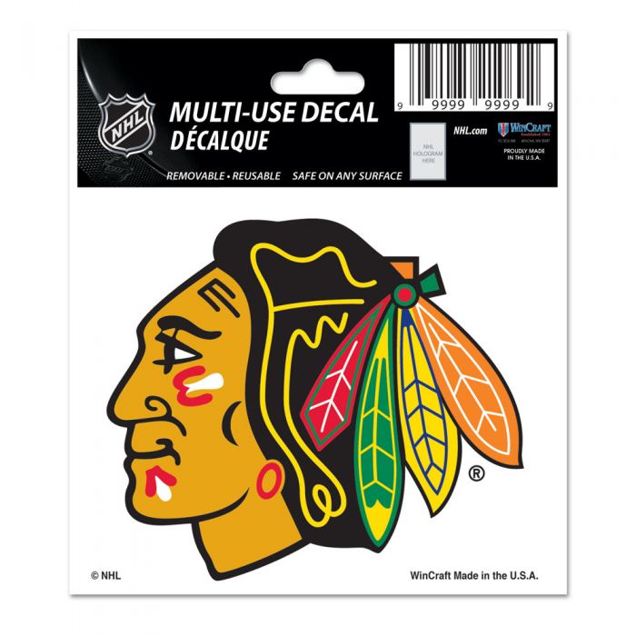Blackhawks Multi-Use Decal 3x4