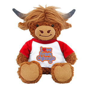 Chicago Highland Cow Plush