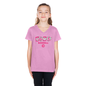 Cubs New Era Girls Flip Sequins Shirt