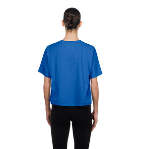 Cubs New Era Ladies Game Day Coll Boxy Cut Shirt