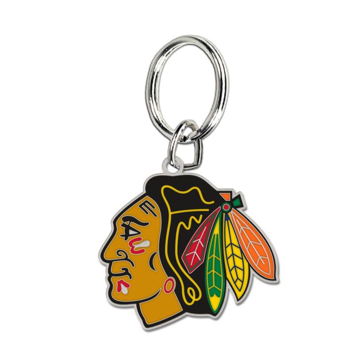 Blackhawks Cloisonne Keychain