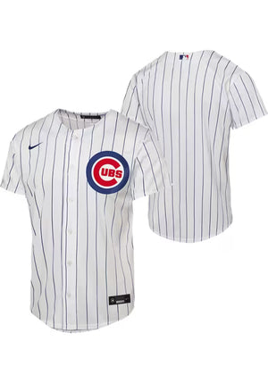 Cubs Nike Baseline  Youth Home Replica Jersey