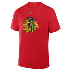 Blackhawks Fanatics Bedard Authentic Stack T-shirt