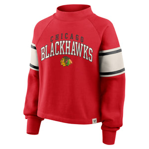 Blackhawks Fanatics Ladies Overtime Mockneck