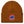 A ribbed knit beanie hat in a warm brownish-orange color, featuring the Chicago Cubs logo embroidered on the front cuff. A small black '47 brand tag is visible on the right side of the cuff.