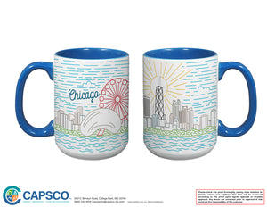 Chicago Line Art Coffee Mug