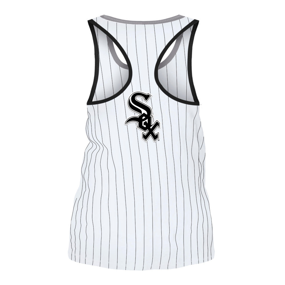 White Sox New Era Ladies Pinstripe Tanktop-(D)