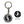 White Sox Spinner Keychain