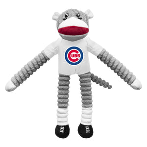 Cubs Team Sock Monkey Pet Toy