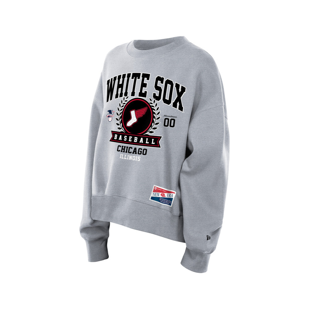 White Sox New Era Ladies Throwback Crew Neck