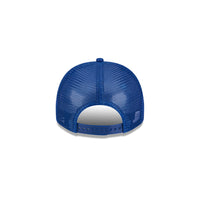 Cubs New Era Youth logo Fade Trucker Mesh Hat