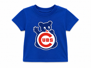 Cubs Infant Waving Bear T-Shirt