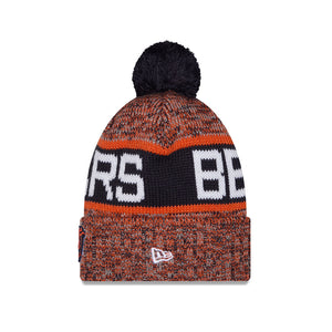 Bears New Era Youth Tri Color Pom Knit