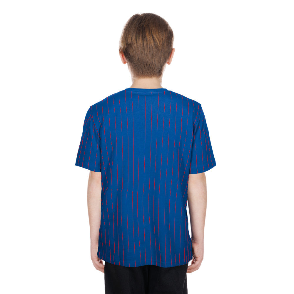 Cubs New Era Youth Pinstripe T-shirt