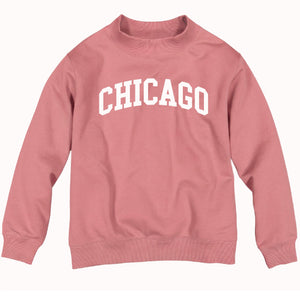Chicago Soft As A Grape Ladies Mauvelous Mock Neck