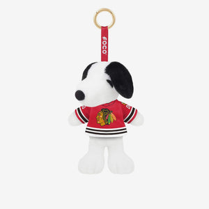 Blackhawks Snoopy Backpack Clip Key Ring
