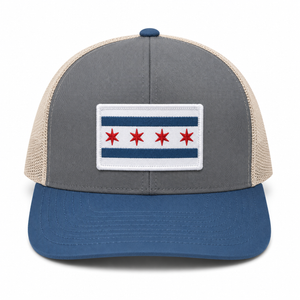 Chicago Flag Trucker Patch Hat