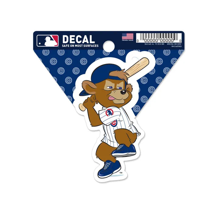 Cubs Mascot Clean Cut Decal