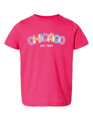 Chicago Toddler Pop It T-shirt