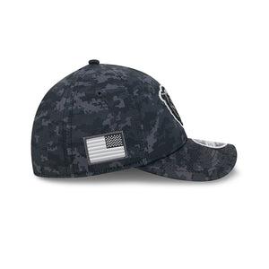 Black cap with Super Bowl LIIX logo on a white background
