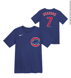 Cubs Child Swanson Name & Number T-Shirt