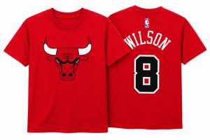Bulls Youth Caleb Wilson Player T-shirt