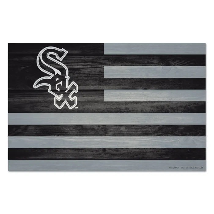 White Sox American Flag Sign (D)