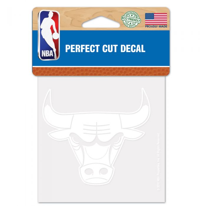 Bulls White Logo Decal