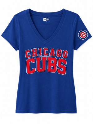 Cubs New Era Ladies V-Neck M20 Shirt