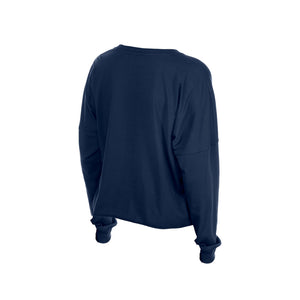 Bears New Era Ladies Fan Collection Boxy Long Sleeve