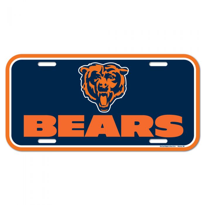 Bears License Plate