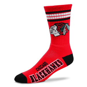 Blackhawks Adult Deuce Socks