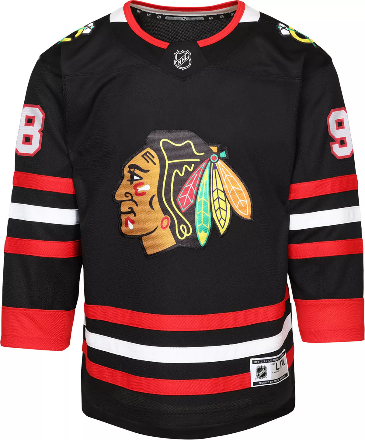 Blackhawks Fanatics Youth Bedard 3rd Alternate Premier Jersey