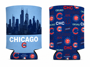 Cubs Skyline Print Coozie